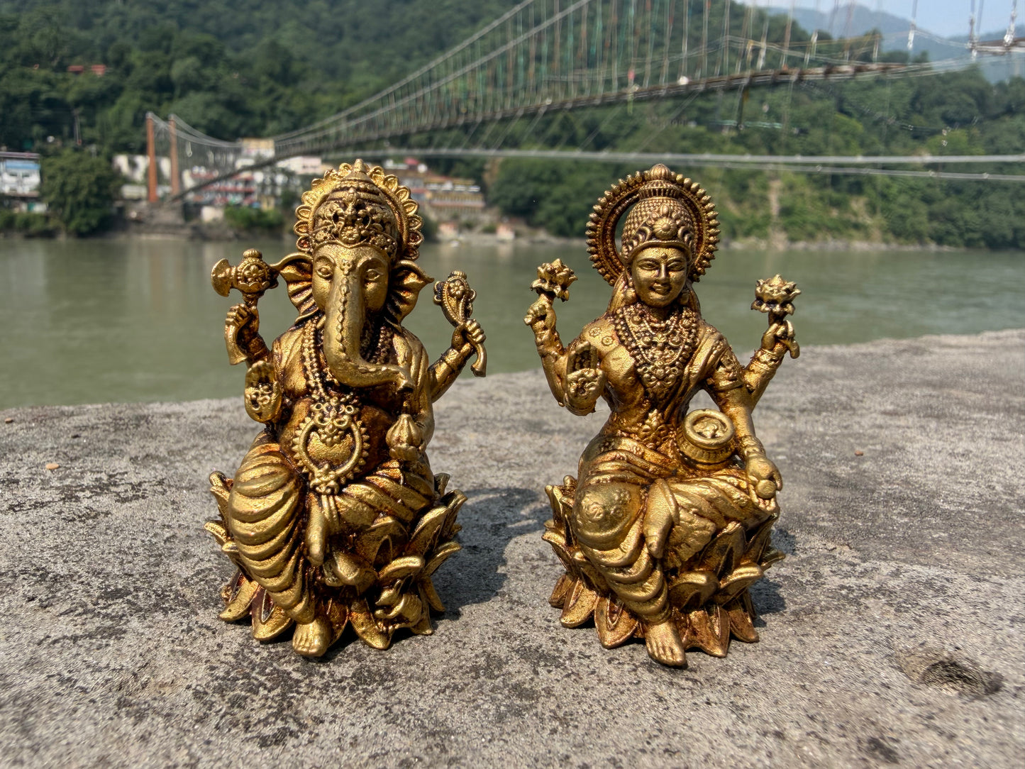 Ganesh Laxmi Statue Set for Diwali Puja – 6 cm