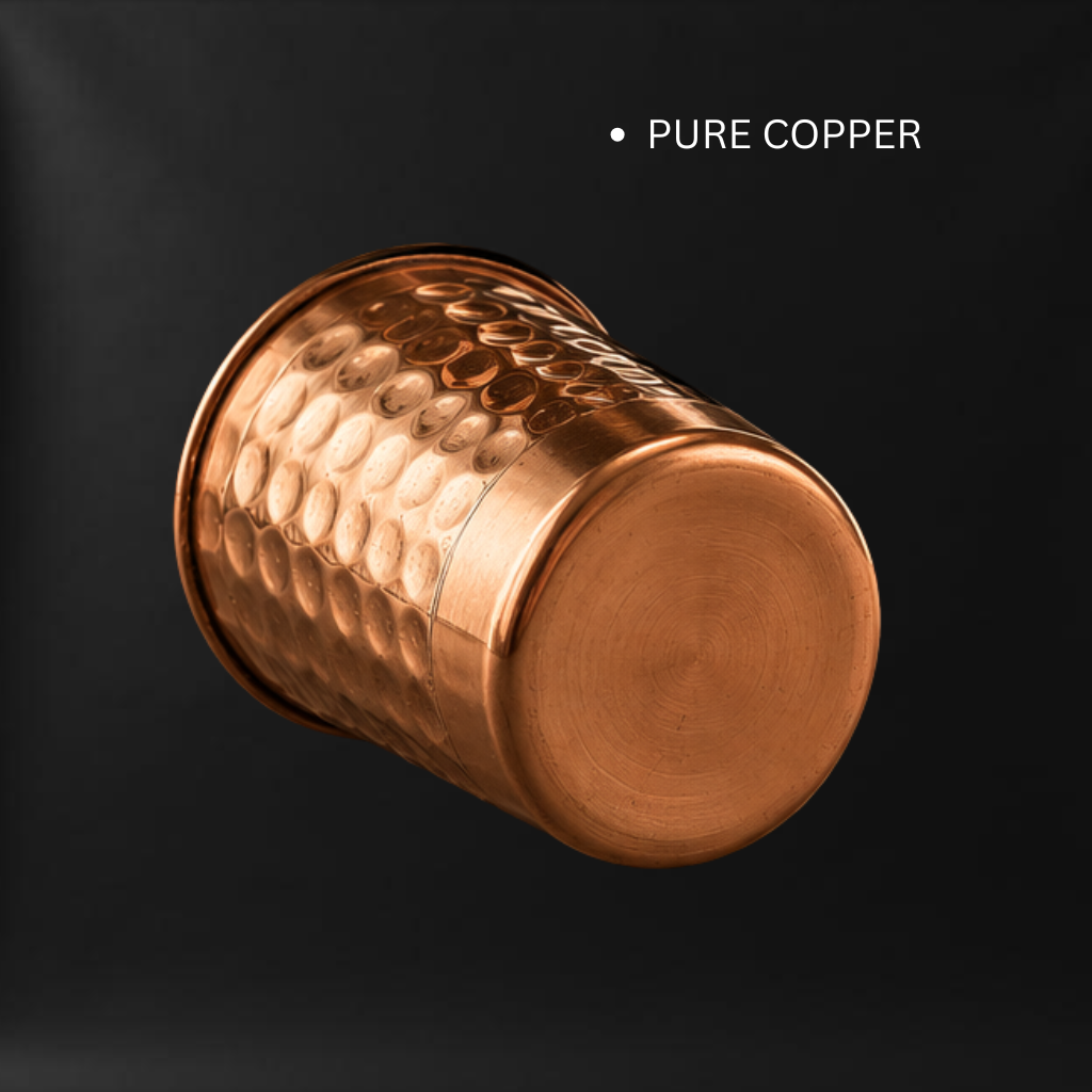 Copper Ayurvedic vessel(glass)