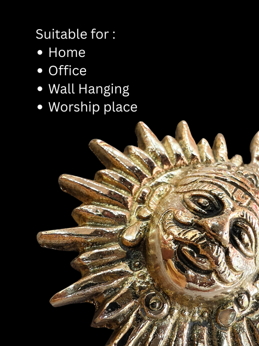 Brass Surya Dev